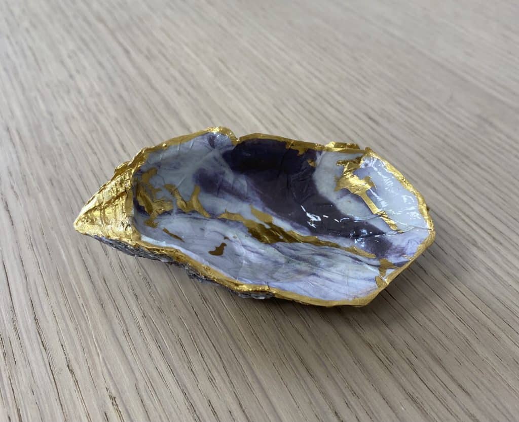 huitre bijoux collage creatif decopatch