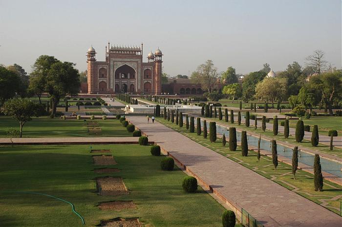 jardin chabar bagh en Inde au Taj Mahal