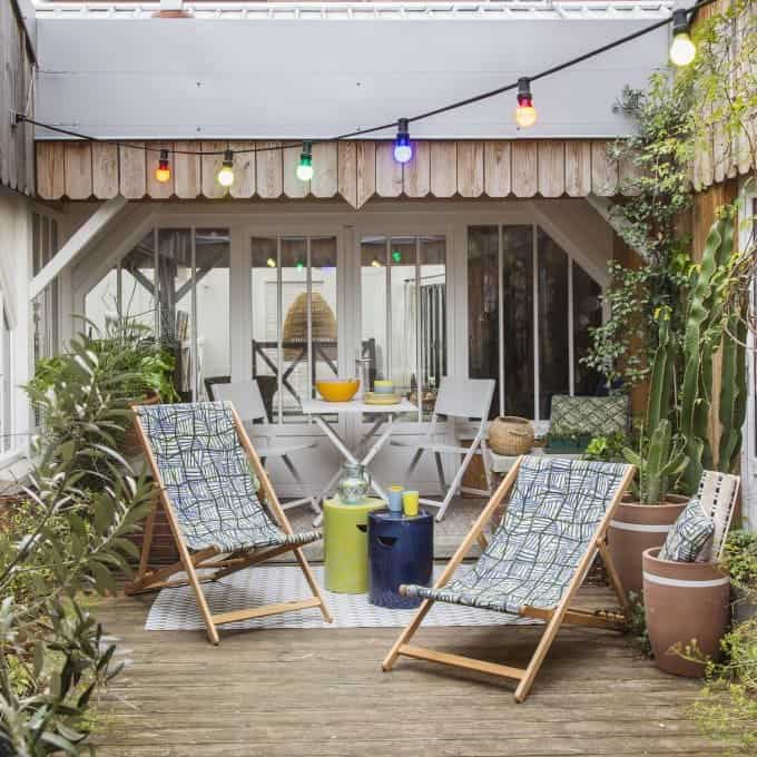 aménagement d'une petite terrasse