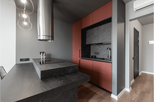 hotte de cuisine en ilot