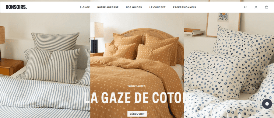 page d'accueil du site bonsoirs.com