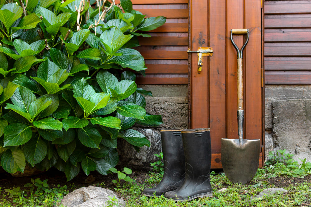 outils de jardinage
